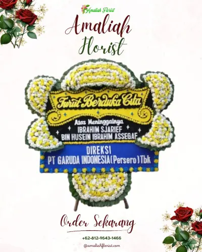 Papan Bunga Duka di Tlogohendro