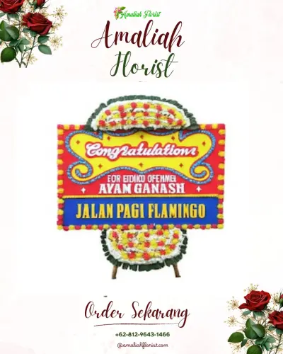 Bunga Papan Congratulation di Tlogohendro